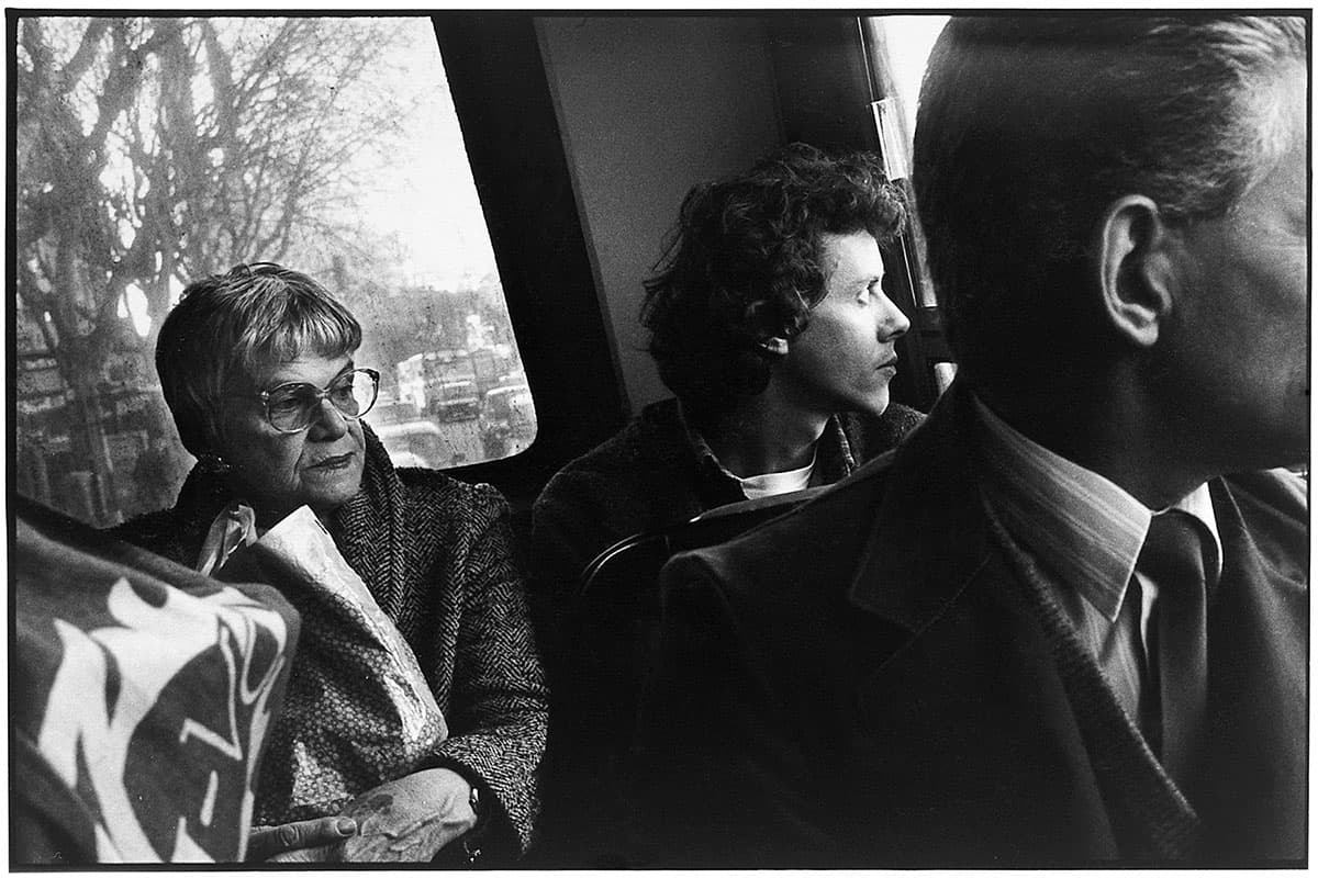 Buenos Aires, en un colectivo de la linea 5